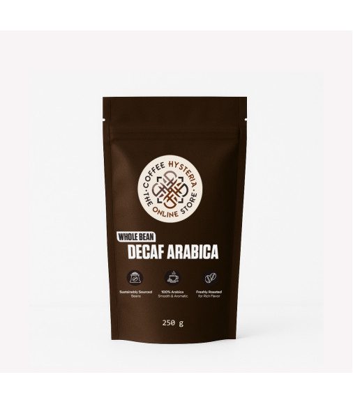Whole Bean Coffee Decaf Arabica 250g