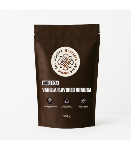 Whole Bean Coffee Vanilla Flavored Arabica 500g