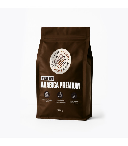 Whole Bean Coffee Arabica Premium 1kg