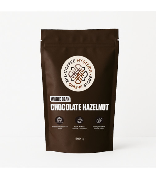 Whole Bean Coffee Chocolate Hazelnut 500g